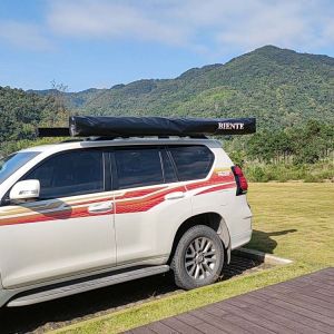 Automatic Opening Free Standing 270 Degree Vehicle Awning Sun Canopy