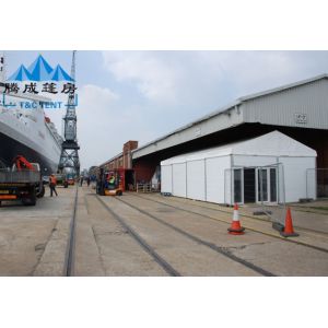 Galvanized Transparent Large Warehouse Tent With Double PVC Coated Polyester