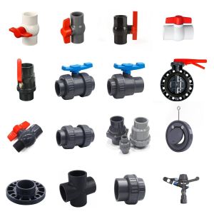 Buy cheap Normal Temperature PVC UPVC Plastic Two Piece Ball Valve with Stainless Steel Handle from wholesalers