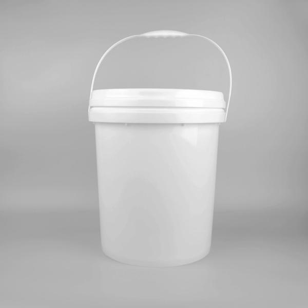 Buy cheap White Food Grade Buckets 1L-5L with Lid from wholesalers
