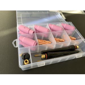 Stubby Gas Lens TIG Welding Torch Collect for Alumina Ceramic Nozzle WP17 WP18