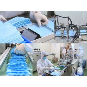 Buy cheap High Capacity PLC Control 3 Layer Face Mask Machine from wholesalers