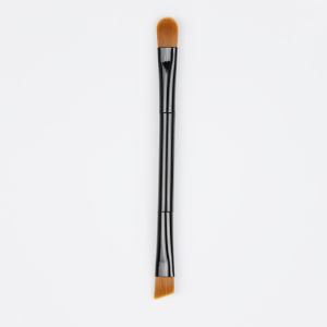 Buy cheap Cosmetic Two Sided Makeup Brush Plastic Handle Aluminum Ferrule from wholesalers