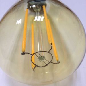 Buy cheap China LED lighting supplier vintage Edison smoke glass shell FILAMETN LED BULB LONG RODS FILAMENT COB 8W 6W from wholesalers