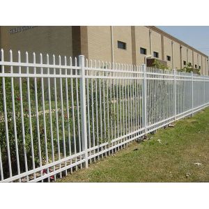 Buy cheap OHSAS 18001 1.8*2.4m galvanization Steel Picket Fence from wholesalers