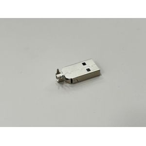 USB 2.0 AM Connector Two-Piece Metal Shell 24.7mm | Electrical Wire Cable