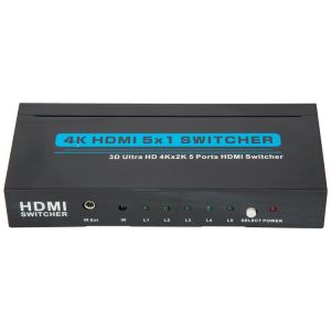 Buy cheap 4K X 2K 340Mhz 10.2Gbps 5 Port HDMI Switch from wholesalers