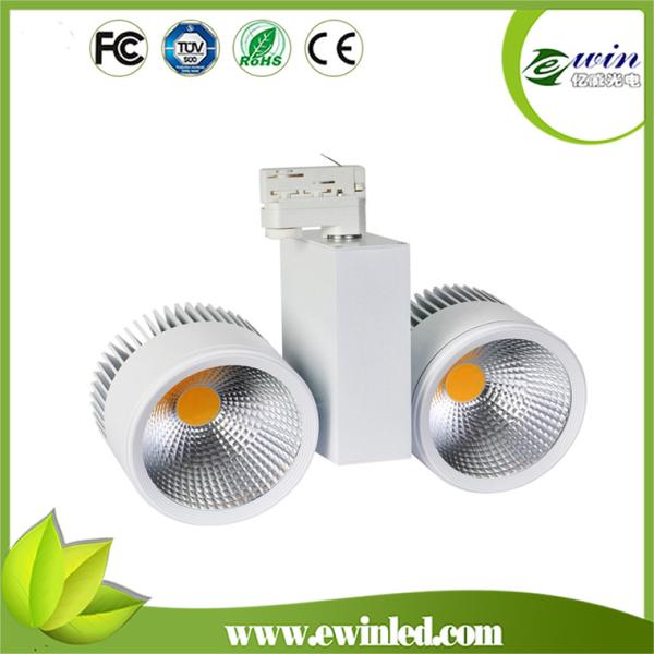Buy cheap 2*50W Track Light double heads Design 120Lm/W Cob Led Track Lighting from wholesalers