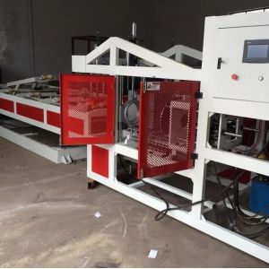 Buy cheap Online Fully Automatic Plastic PP PE PVC Pipe Cutting Belling Machine with Haul off System from wholesalers