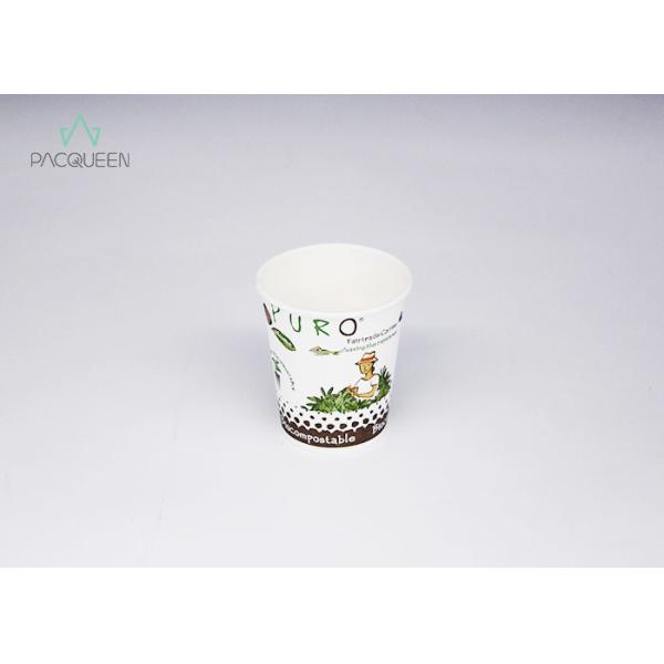 Quality Disposable Hot Drinking Paper Takeaway Cups Flexco Printing for sale
