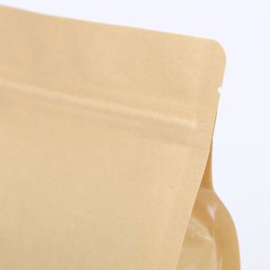 Buy cheap Cylinder Printing Flat MOPP Kraft Paper Zipper Pouch from wholesalers