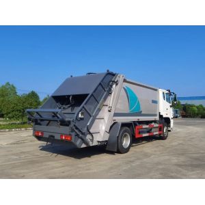 Buy cheap Diesel Garbage Pickup Truck Crushing and Loading Domestic Garbage with Powerful Compressed Truck from wholesalers