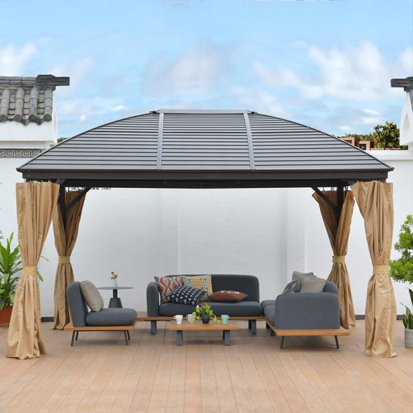 Quality Gazebo with Adjustable Roof  Outdoor Hardtop Gazebo  Gazebo Canopy for sale