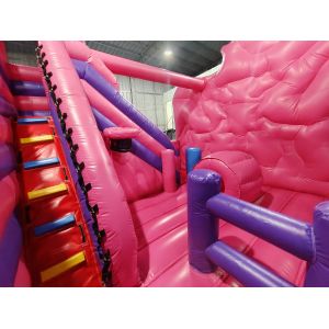 New Design Digital Printing Inflatable Bounce House With Slides Unicorn