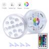 Buy cheap Color Changing Remote Control Submersible LED Lights With Magnet Suction Cups Pond Fountain Pool from wholesalers