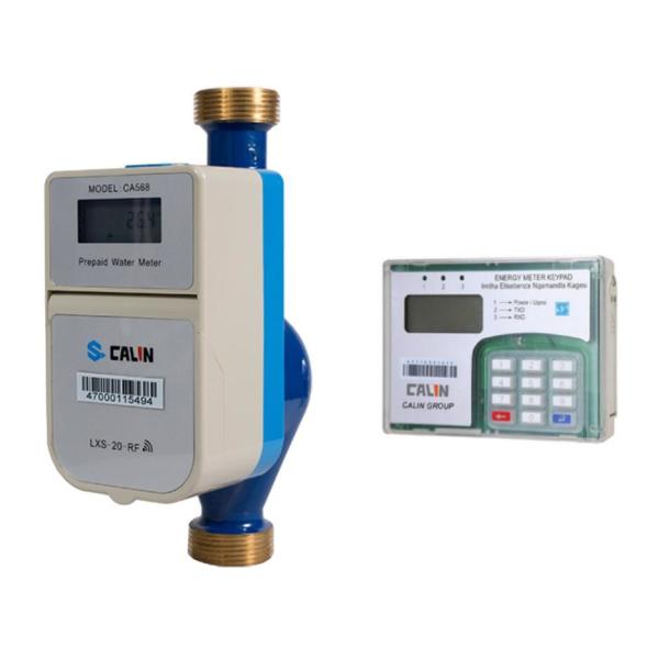Quality Lora STS Prepaid Water Meters Full Backlight LCD Display Radio Freqency With Custom Interface Unit for sale