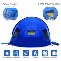 Buy cheap UV 50 protection 210T Polyester Beach Sun Shade Tent product
