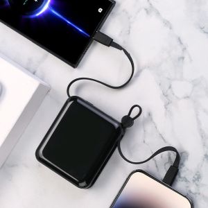Buy cheap Portable Mini Power Bank 10000mAh 35W Super Fast Charging Power Banks With LED Display Built in Double-Cable Power Bank from wholesalers