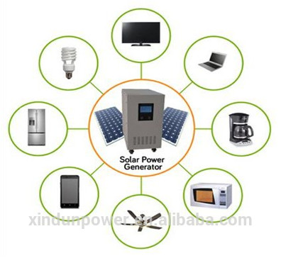Quality Home 12VDC 500W Solar PV Power System Low Frequency for sale