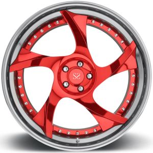 Buy cheap Customized 21 and 22 inche 2-Piece Forged Wheels For Mercedes-Benz CL550/ Rims 21 inch with 5x112 PCD Made of 6061-T6 from wholesalers