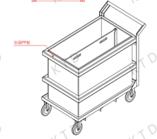 Buy cheap Trolleys and waterwheels can be customized in size and material from wholesalers