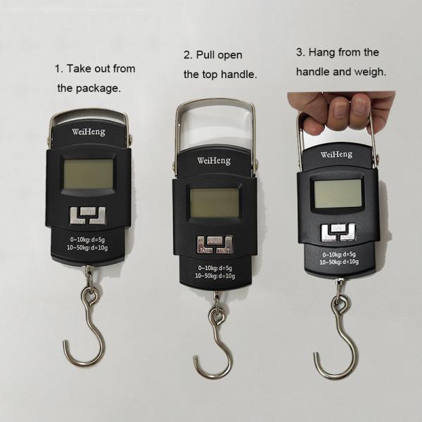 10G Division Weiheng A08 Portable Electronic Scale with kg lb oz Jin Single-point Type Health Scale Metal Bonding Point