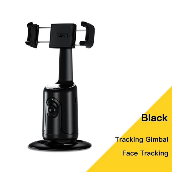 1200mah Battery Car Phone Holders With 360 Face Tracking Gimbal AI Smart Core