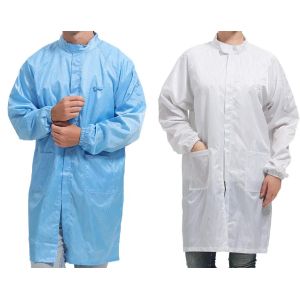 Buy cheap Antistatic Coverall ESD Smock Garment Dust Proof Reusable ESD Clothes Jumpsuit Workwear Jacket from wholesalers