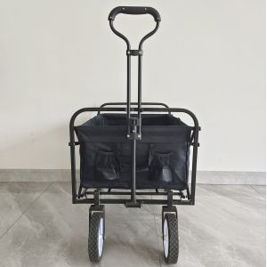 Adjustable Handle Heavy Duty Camping Cart Utility Collapsible Storage Folding