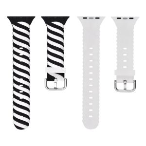 Buy cheap Custom Printed 38/40mm 42/44mm Apple Watch Silicone Band from wholesalers