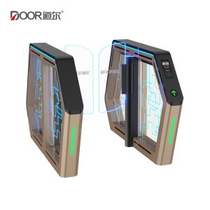 High Tech Fast Access Control System Speed Gate With Facial Recognition QR Code