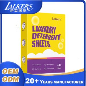 Buy cheap OEM ODM Lalkers Detergent Laundry Sheets Liquidless Formula Biodegradable from wholesalers