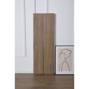 Three-Layer Varying Length Oak Plank Smooth Oak Hardwood Flooring with Valinge