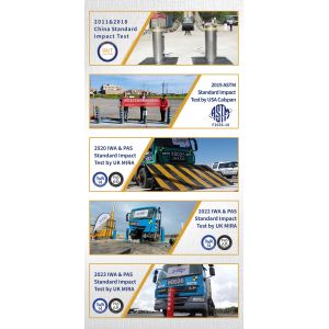 Buy cheap Remote Control Wedge Barrier System Hydraulic Impact Tested IWA from wholesalers