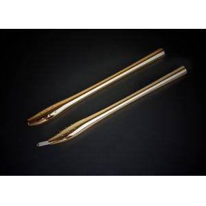 Buy cheap Golden Luxury Disposable Manual Pen For Microstroking Eyebrows Blister Packing from wholesalers
