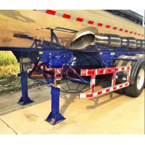 55000 Cubic Meter Tank Semi Trailer Strong Aluminium Alloy Marerial