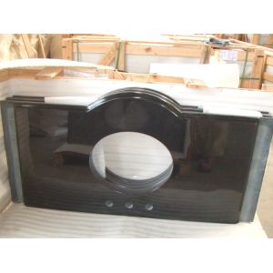 Buy cheap Black Natural Granite Countertops , High Density Solid Black Granite Countertops from wholesalers