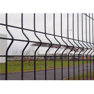 Corrosion Resistance 3d Curved Wire Mesh Fence Metal Frame With Peach - Type