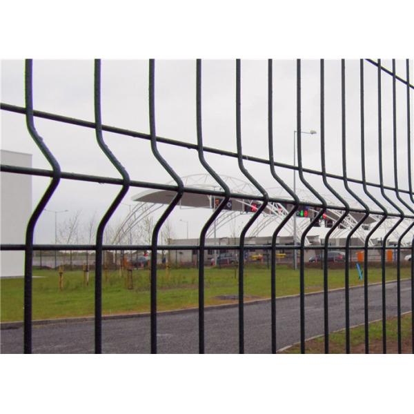 Corrosion Resistance 3d Curved Wire Mesh Fence Metal Frame With Peach - Type