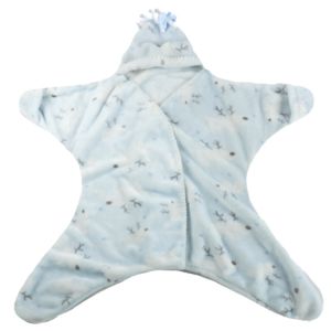 Adjustable Fleece Swaddle Blanket Ultra Soft Customized Polyester Wrap Swaddle