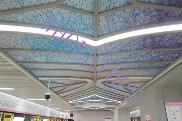 Buy cheap Fire Resistance 1.5MM-8.0MM Perforated Aluminum Ceiling Panels PVDF Coated from wholesalers