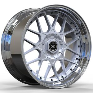 Buy cheap 19X11 Polished 2 PC Forged Rims Wheels 5x120 Fit To BMW M3 from wholesalers