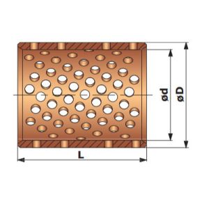 Buy cheap Homogeneous Bronze Bushing With Perforated Flange from wholesalers