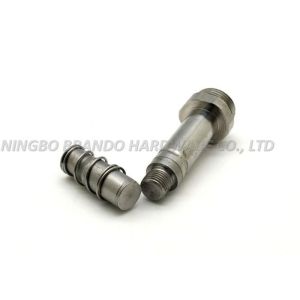 Buy cheap Thread Connection Silvery Solenoid Stem High Precision With External Spring from wholesalers