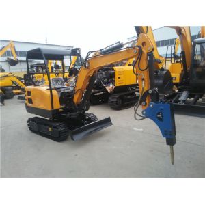 2.2 Ton Crawler Excavator Digger Small Size Excavator With Rubber Track