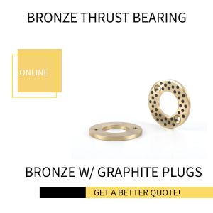 Buy cheap C863 Manganese With Graphite Plugs Bronze Thrust Bearing from wholesalers