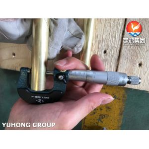 Buy cheap ASME SB111 C44300 Admiralty Brass Tube O61 Cold Finished for Heat Exchanger from wholesalers