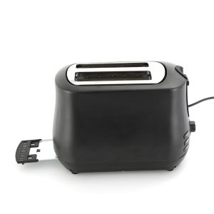 Buy cheap Black Wide Slot 2 Slice Toaster with Pop Up Reheat Defrost Functions 6-Shade Control toaster machine from wholesalers