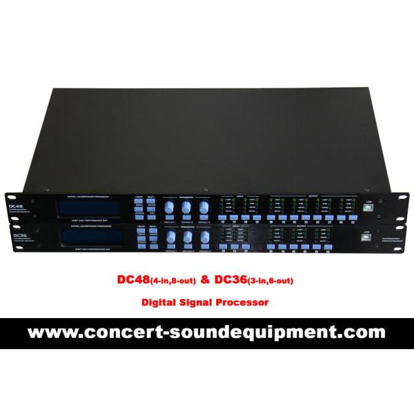 Line Array Sound System / 4 input , 8 ouput Digital Signal Processor For Concert