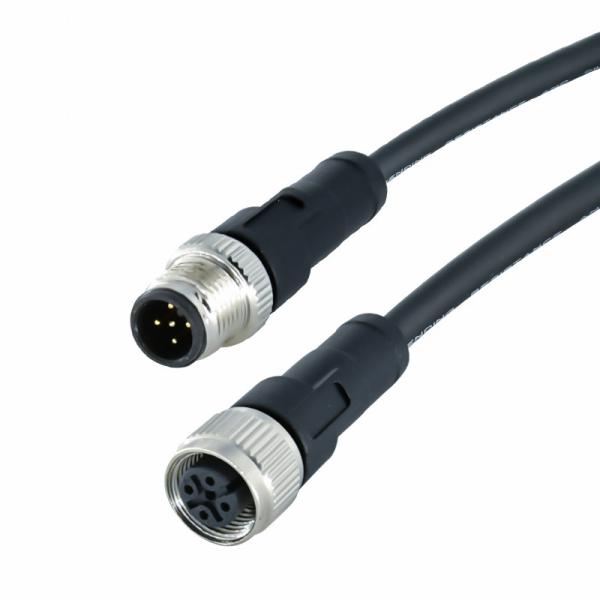 Buy cheap Male Female M12 Circular Waterproof Connector X Cording 5 Pin Cable Connector IP68 from wholesalers